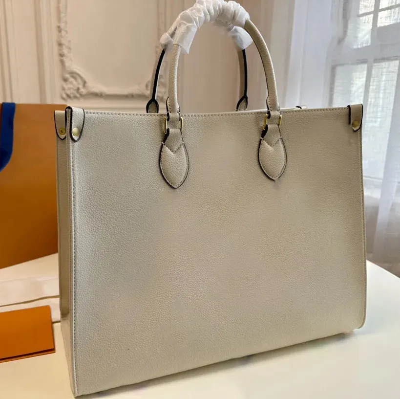 New Embossed Tote Bag for Women Large Capacity Leather Handbag Shopping Bags Neverfull Shopping and Crossbody Women's Shoulder Bag Traveling and On-the-Go Style