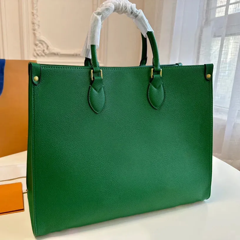 New Embossed Tote Bag for Women Large Capacity Leather Handbag Shopping Bags Neverfull Shopping and Crossbody Women's Shoulder Bag Traveling and On-the-Go Style