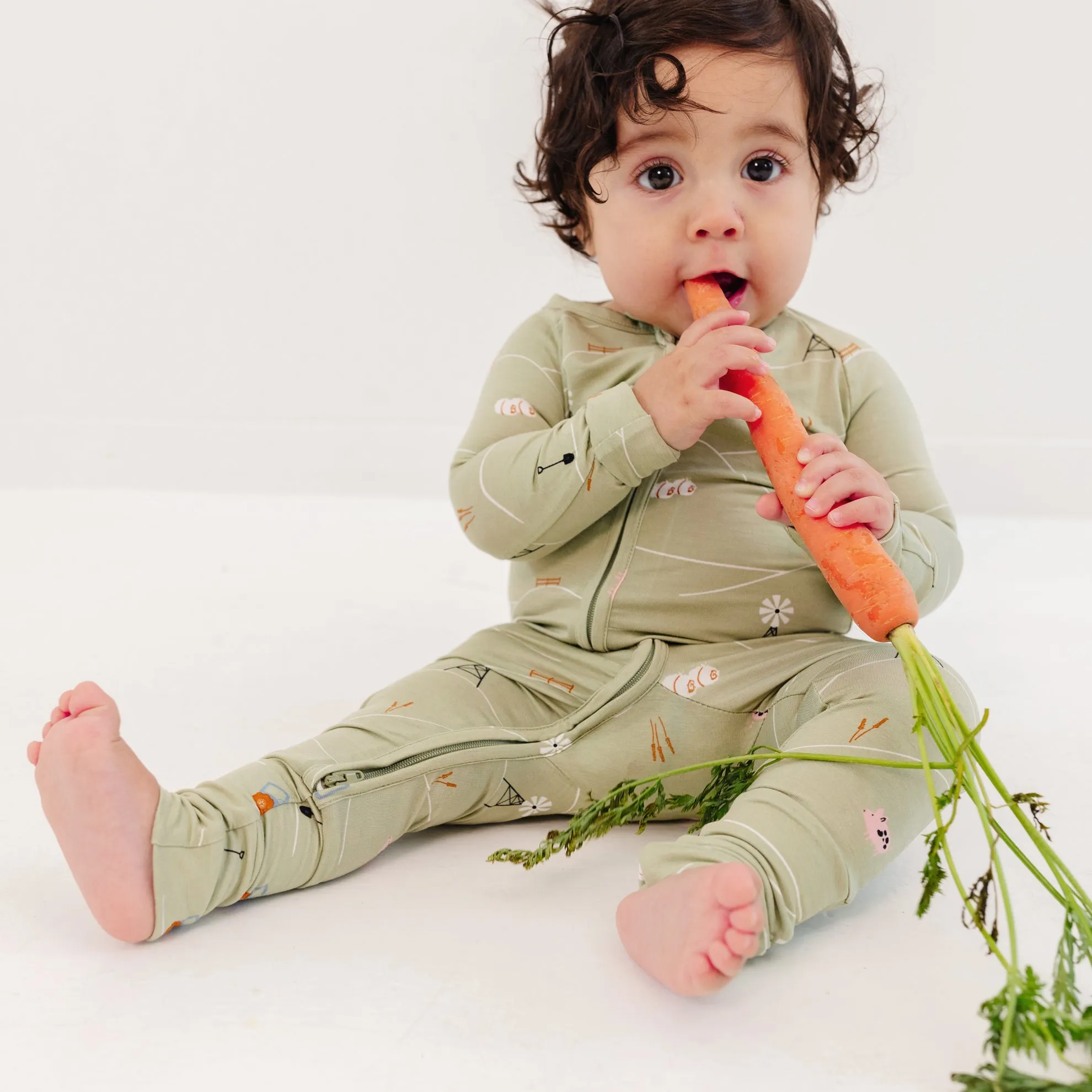 On The Farm Zip Romper
