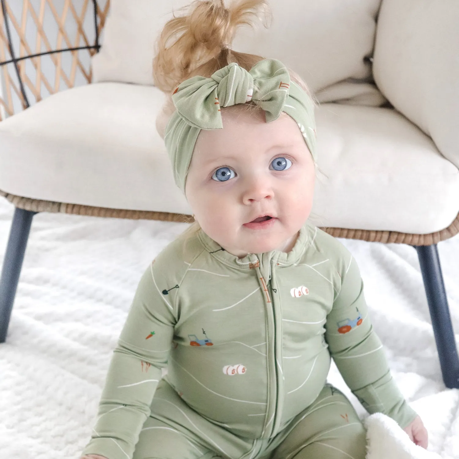 On The Farm Zip Romper