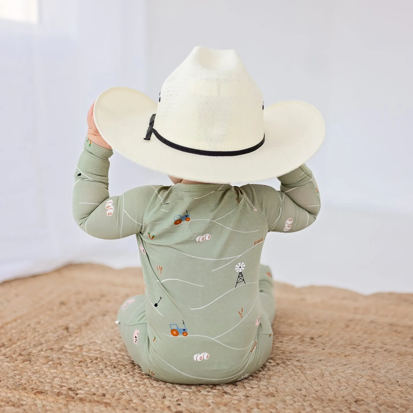 On The Farm Zip Romper
