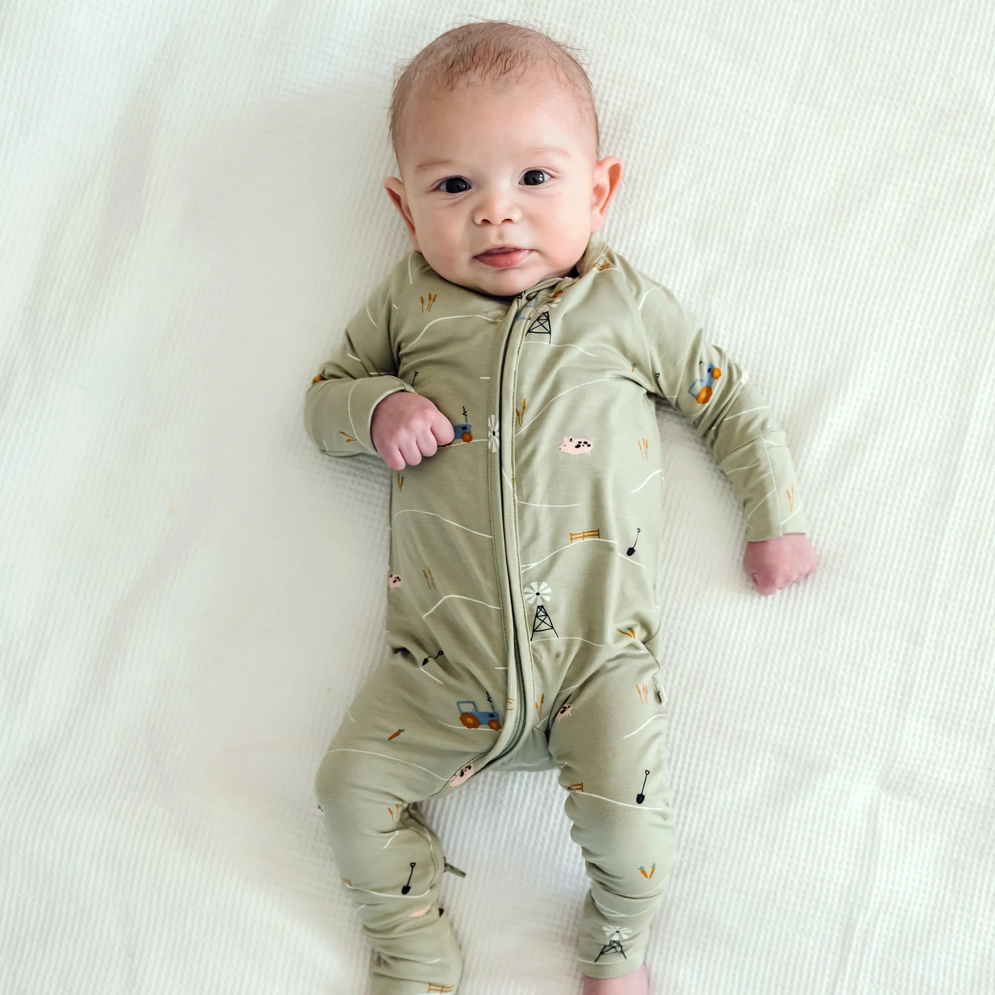 On The Farm Zip Romper