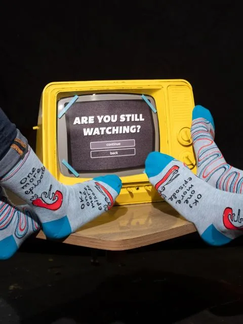 One More Episode Men's-Crew Socks