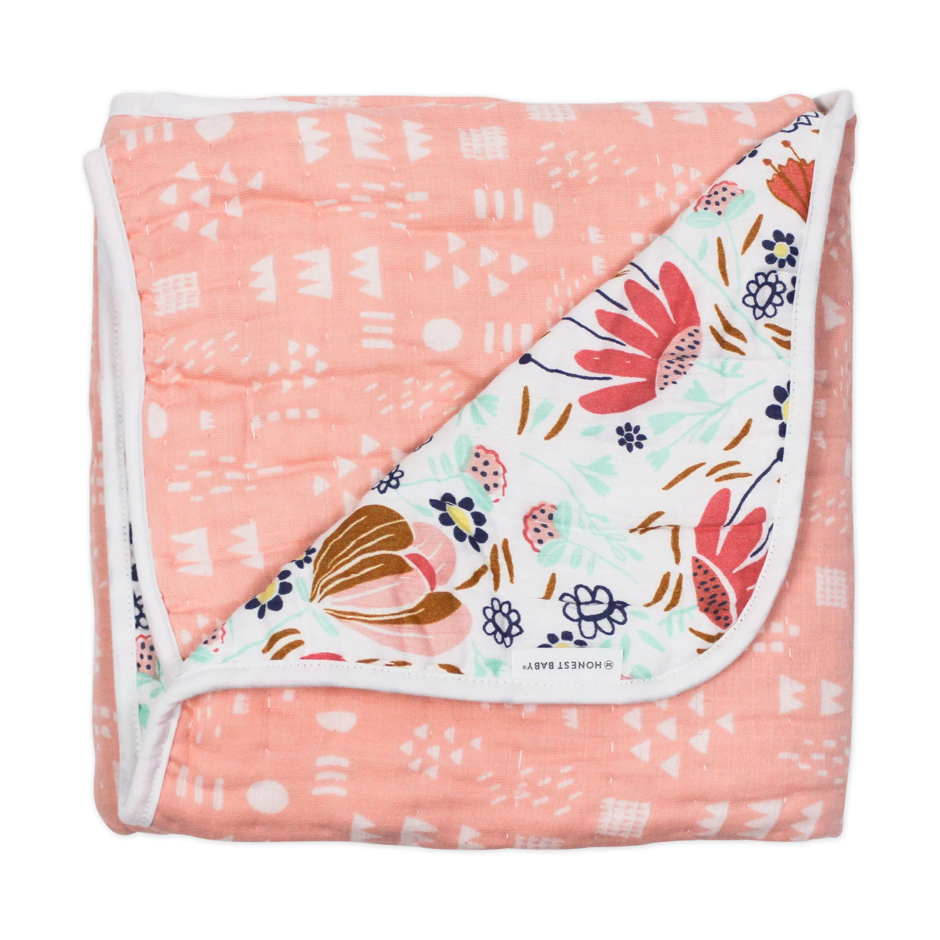 Organic Cotton Hand-Quilted Blanket