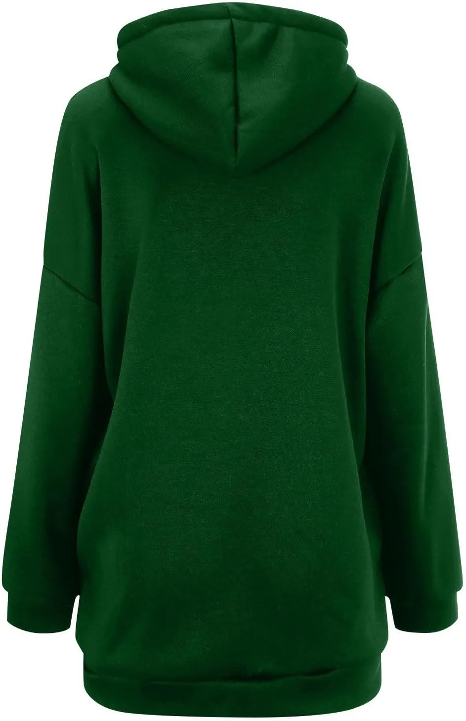 Oversized Zip Up Hoodies for Women Plus Size Long Sleeve Hooded Sweatshirt Casual Fall Long Fleece Jacket with Pockets