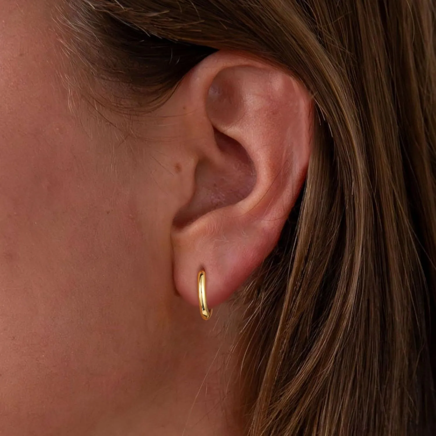 Pearl Earrings for Women - Dainty Gold Earrings Trendy 14K Gold Plated Freshwater Pearl Dangle Hoop Stud Earrings for Women Wedding Jewelry Gift for Women