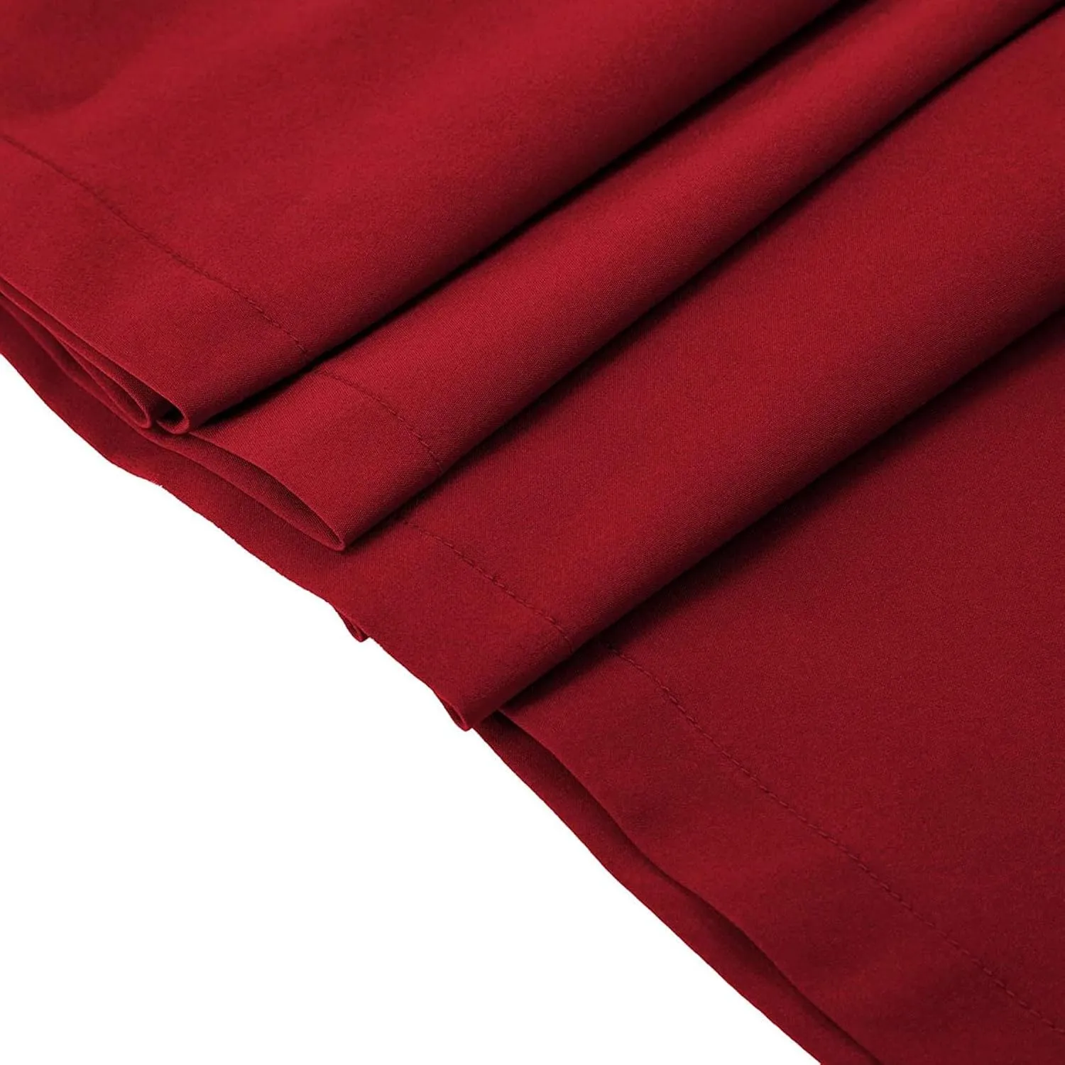 Pleated Midi Skirts for Women High Waisted A-Line Pleated Skirts Elastic Knee Length Casual Flowy Swing Flared Skirt