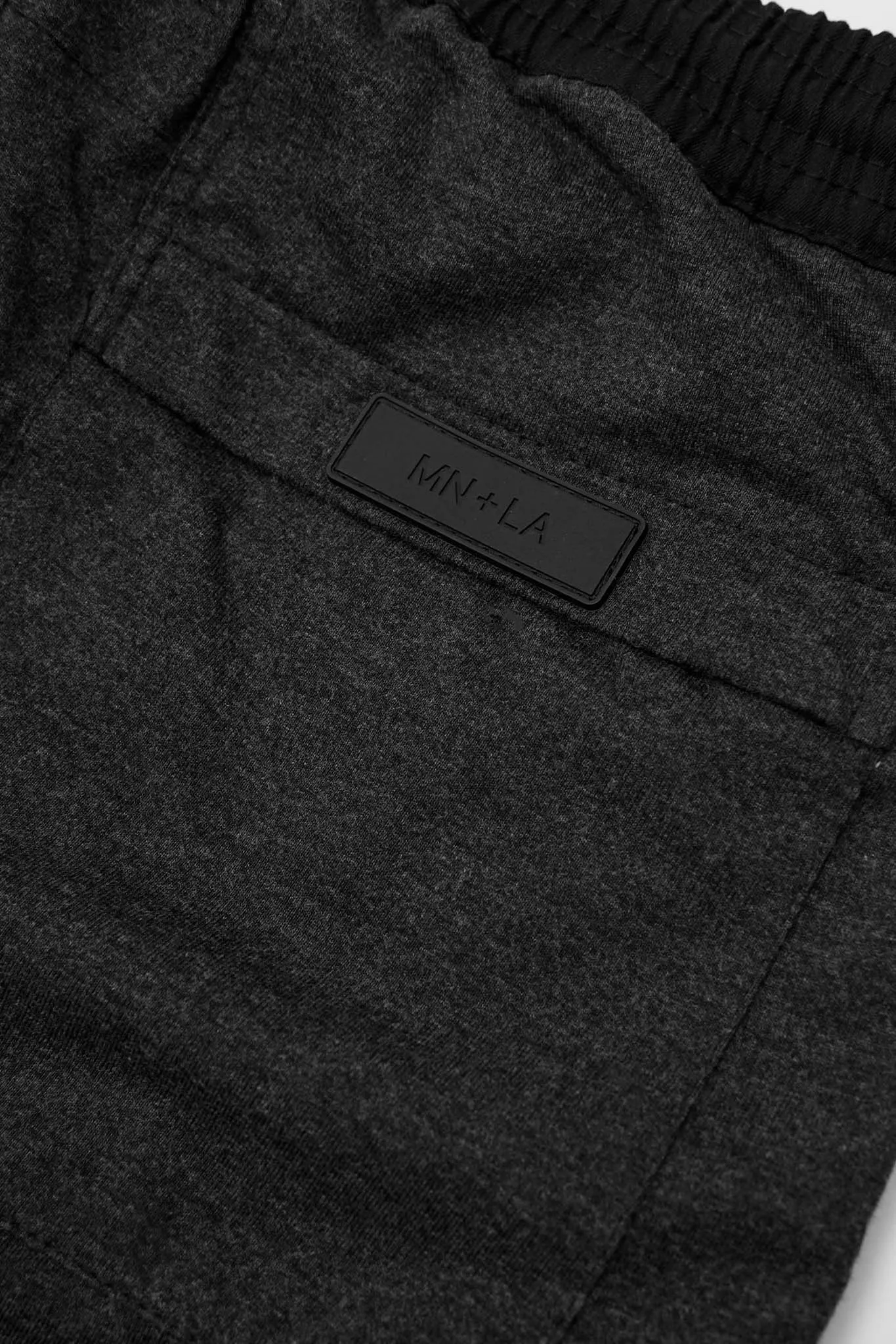 PLEATED SHORTS TYPE II IN MIDNIGHT HEATHER
