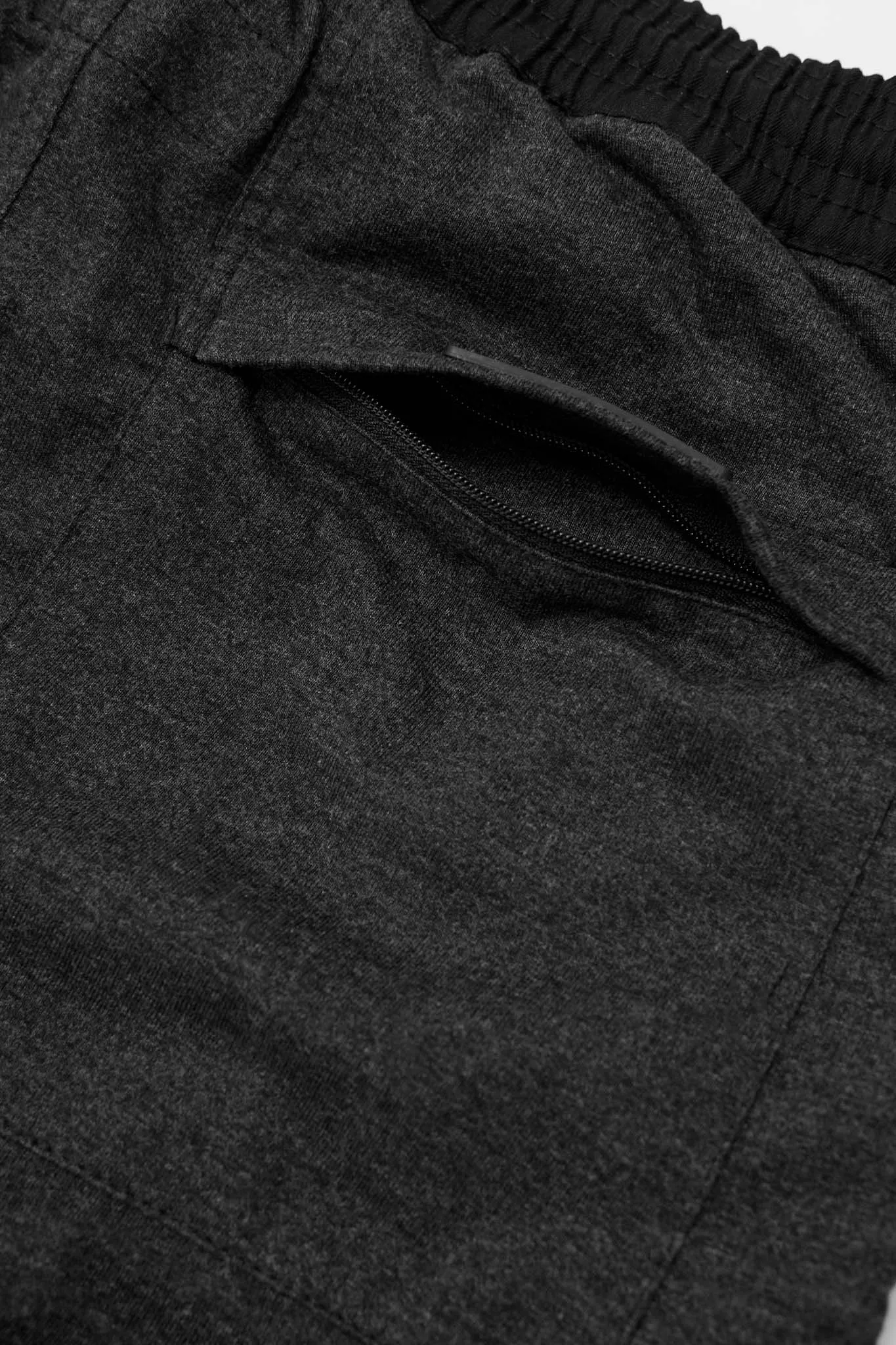 PLEATED SHORTS TYPE II IN MIDNIGHT HEATHER