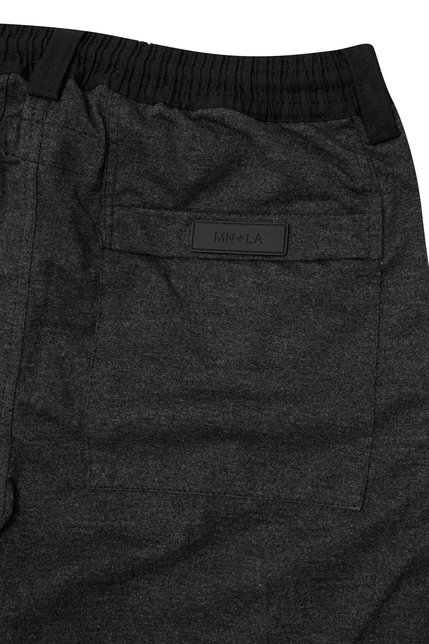 PLEATED SHORTS TYPE II IN MIDNIGHT HEATHER