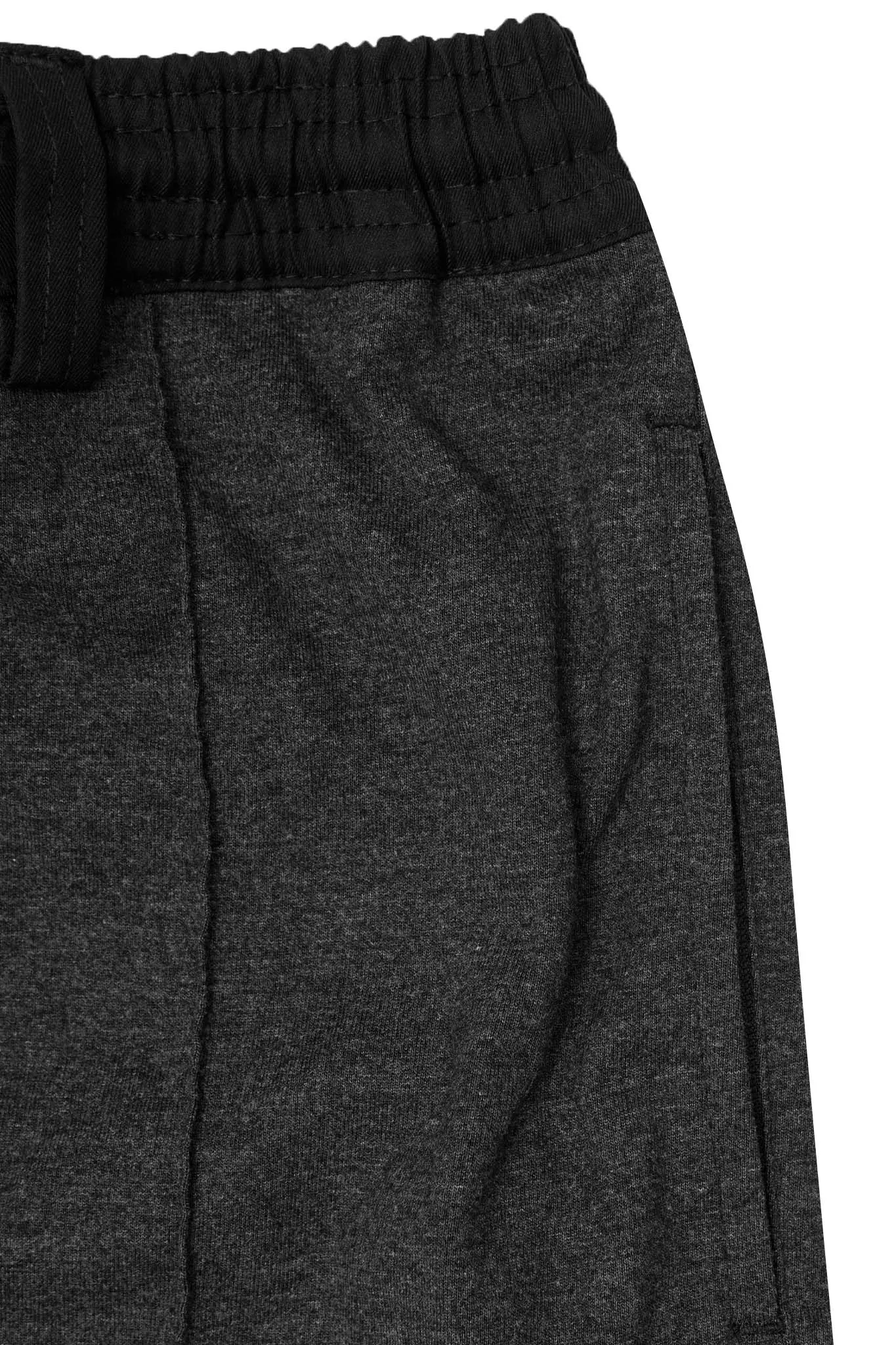PLEATED SHORTS TYPE II IN MIDNIGHT HEATHER