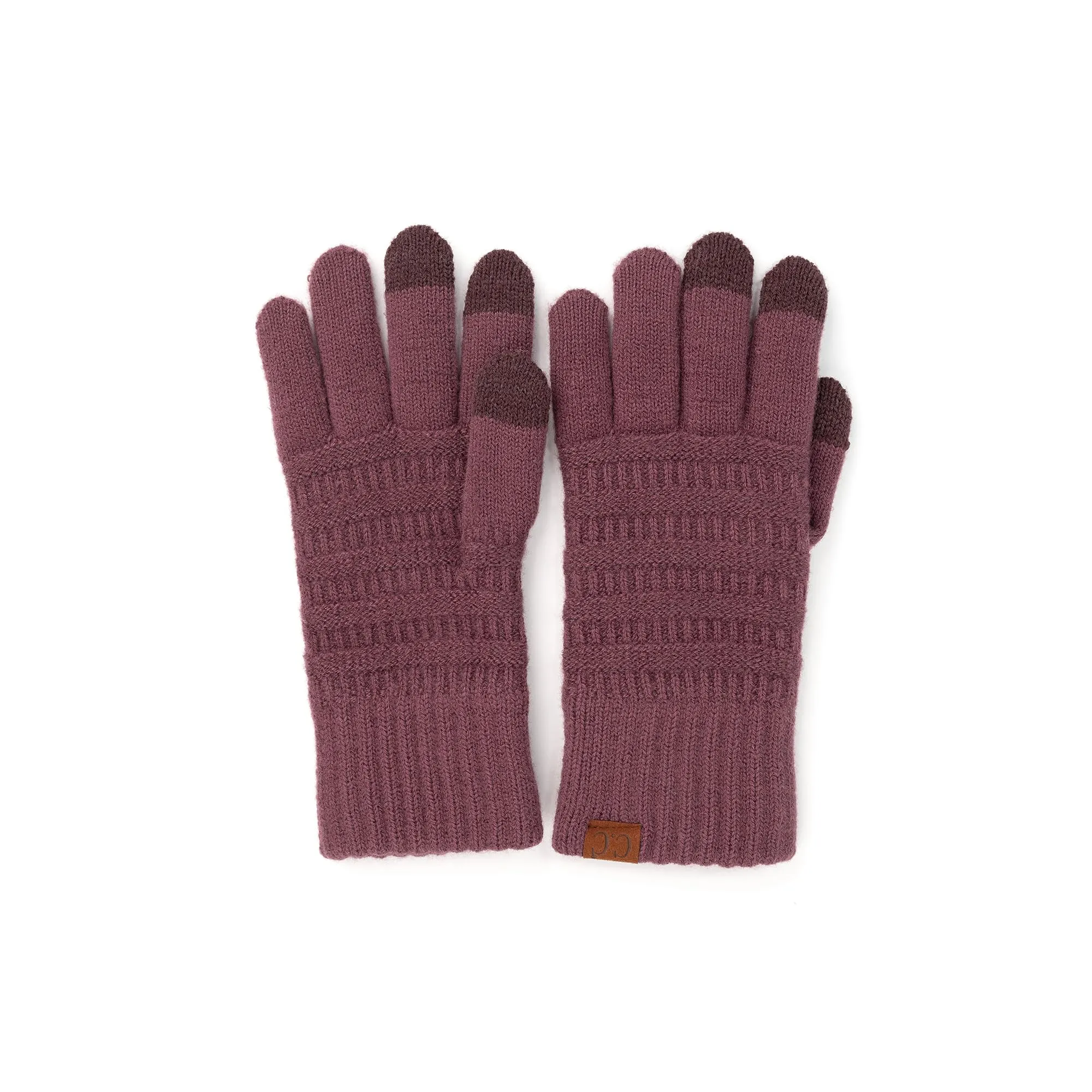 Pom Beanie & Lined Gloves Set (Matching Pom) by Funky Junque