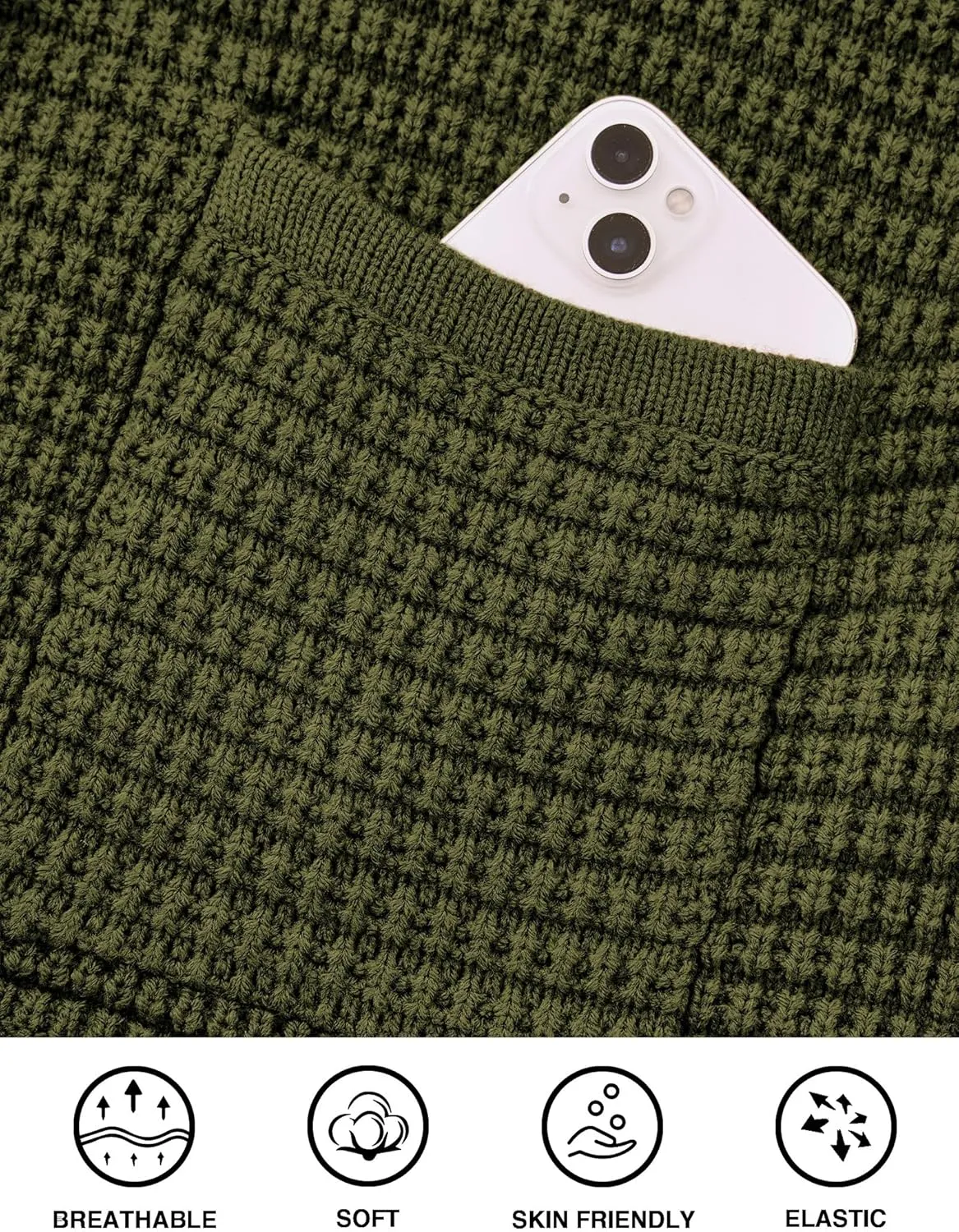 PRETTYGARDEN Women's Knit Cardigan Sweaters Fall Fashion Long Sleeve Open Front Button Down Trendy Casual Sweater Jacket