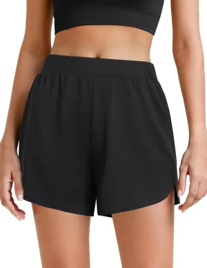 Quenteen Womens Sweat Shorts Summer Lounge Cotton Shorts Pj Bottoms Sleep Shorts