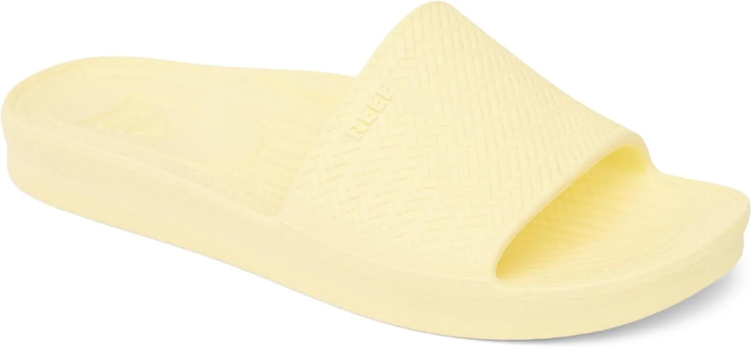 Reef Women's Water Scout Slide Sandal, Pale Banana, 6