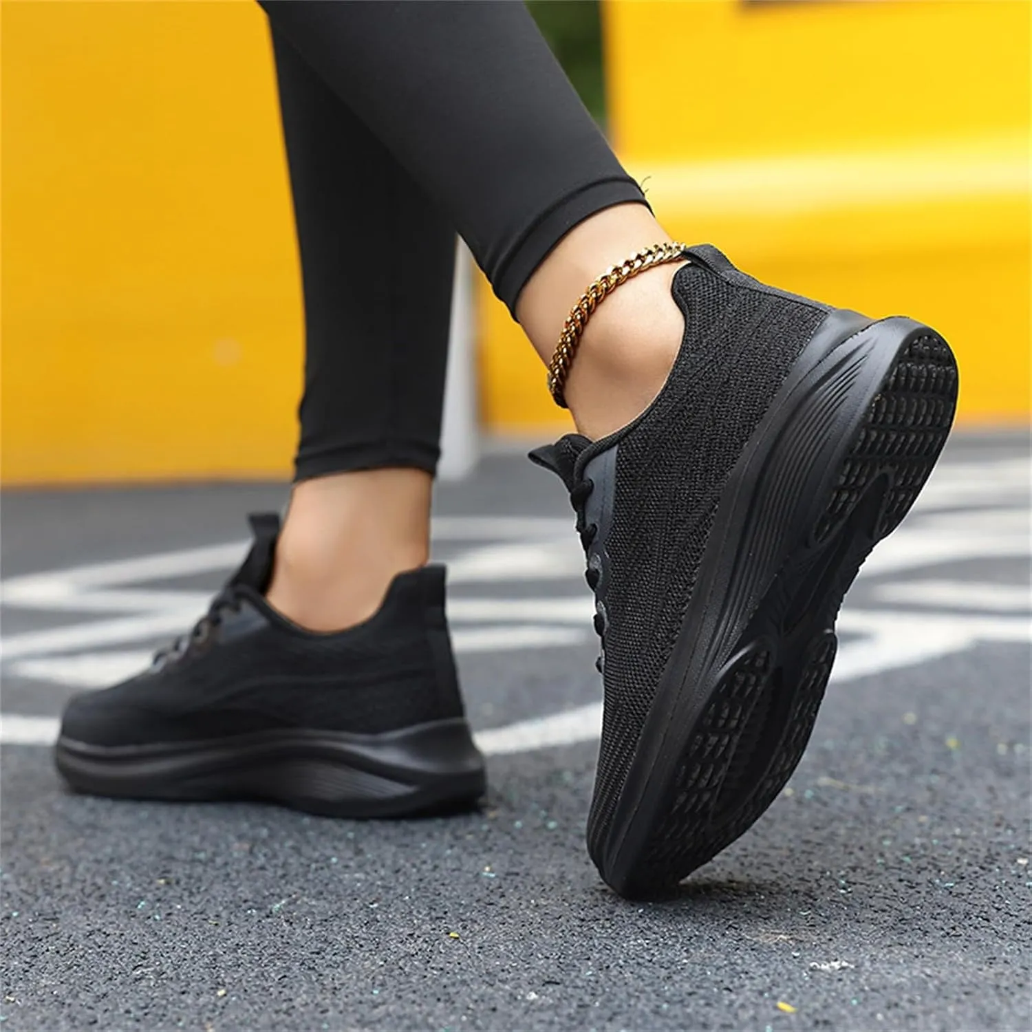 Running Shoes for Men Slip On Walking Sneaker Lace Up Tennis Gym Workout Shoes Mesh Breathable Non Slip Cushioning Sneakers