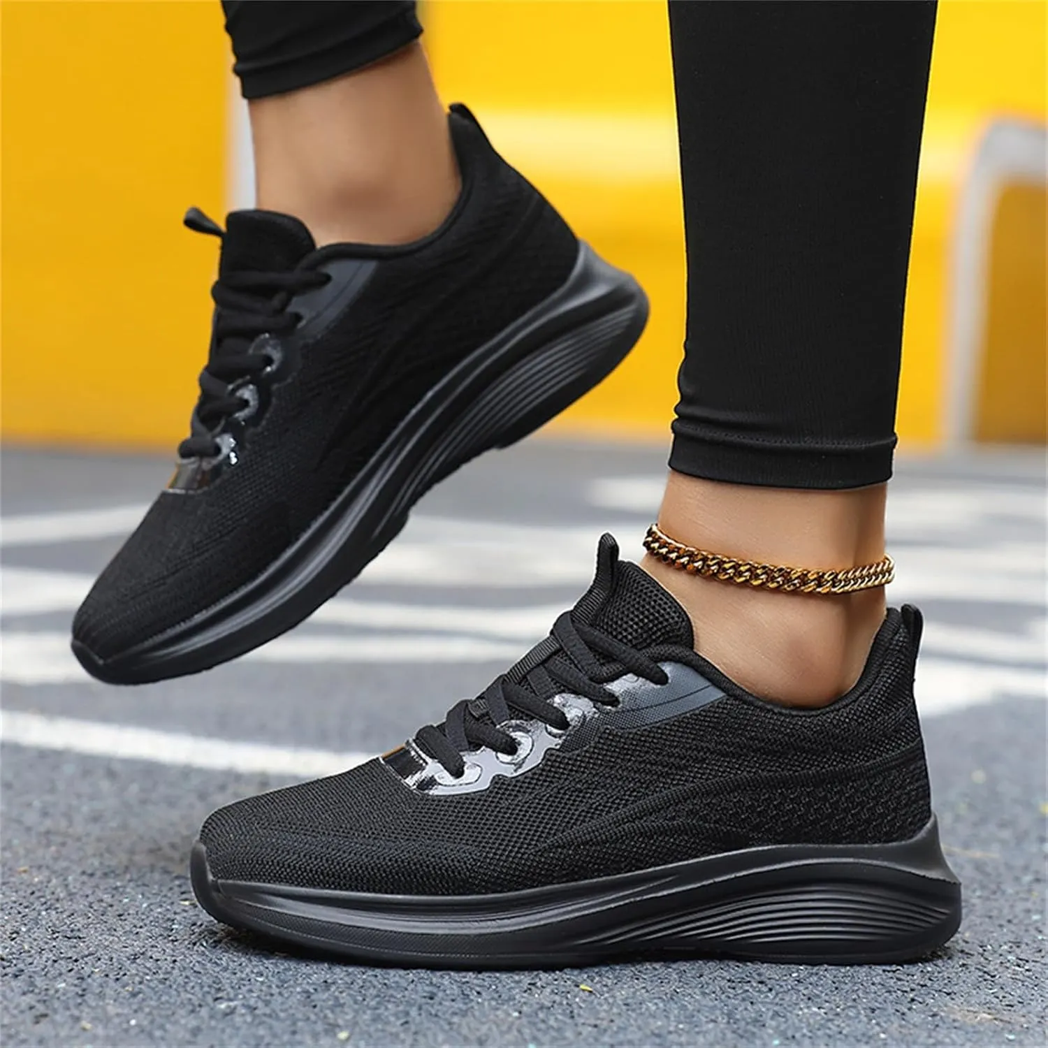 Running Shoes for Men Slip On Walking Sneaker Lace Up Tennis Gym Workout Shoes Mesh Breathable Non Slip Cushioning Sneakers