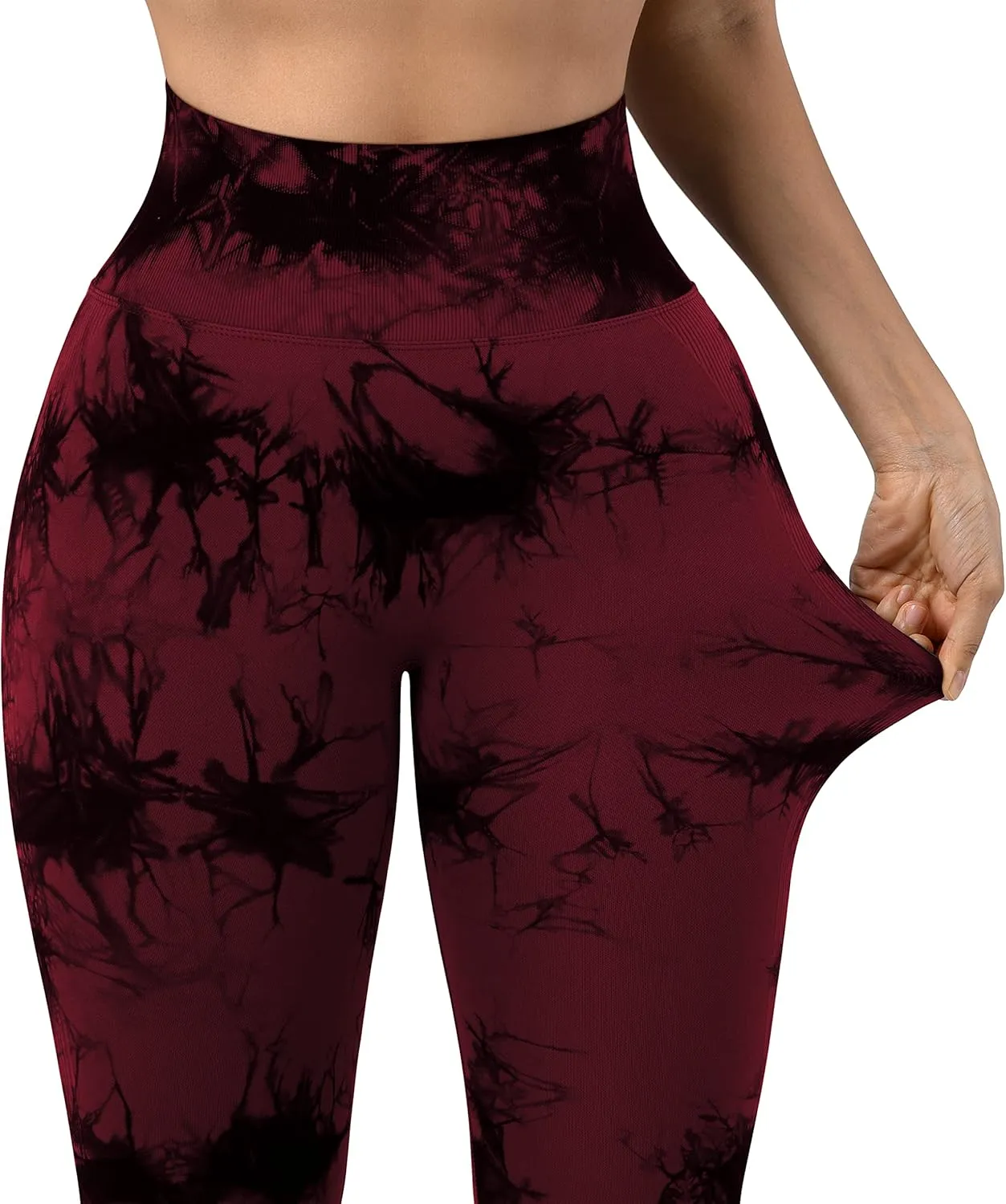 RXRXCOCO Womens High Waist Tummy Control Leggings Ruched Butt Lift Yoga Pants Workout Tights