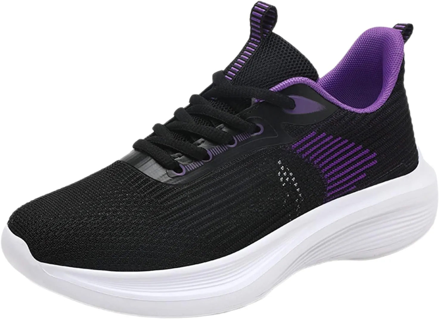SBGMoSJ Sneakers for Women Wide Width Black Comfy Fall Shoes for Women 2023 Nursing Shoes Women Comfortable Wide Womens Fashion Sneakers Size 10.5 Slip On Walking Shoes Women Comfort