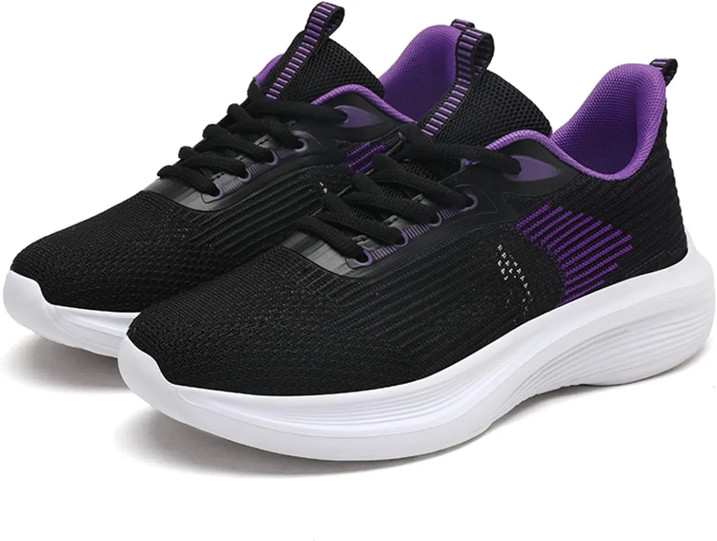 SBGMoSJ Sneakers for Women Wide Width Black Comfy Fall Shoes for Women 2023 Nursing Shoes Women Comfortable Wide Womens Fashion Sneakers Size 10.5 Slip On Walking Shoes Women Comfort