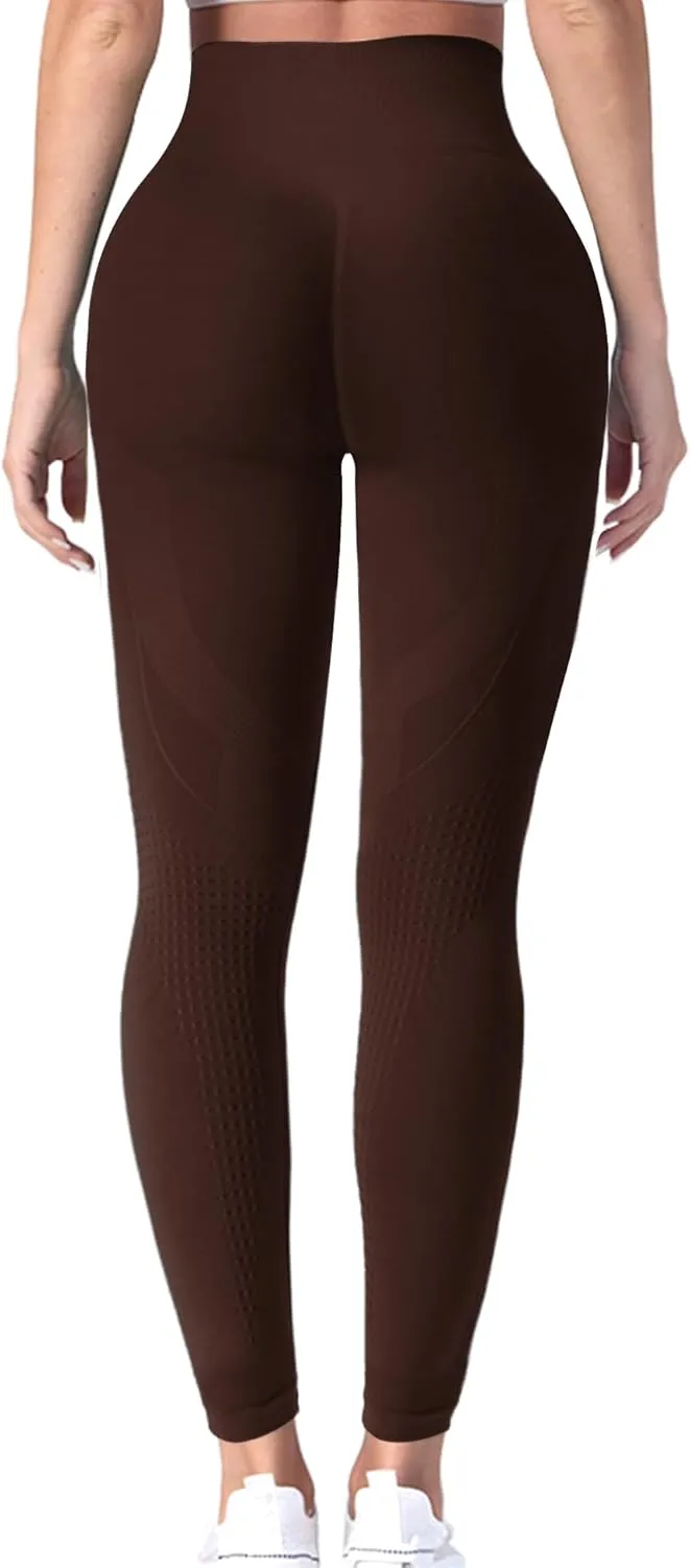 Scrunch Butt Leggings for Women Amplify Contour Legging Seamless Yoga Pants Workout Gym Booty Lifting Tights