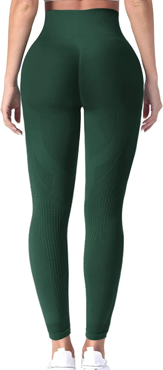 Scrunch Butt Leggings for Women Amplify Contour Legging Seamless Yoga Pants Workout Gym Booty Lifting Tights