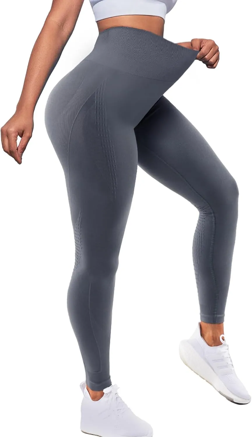 Scrunch Butt Leggings for Women Amplify Contour Legging Seamless Yoga Pants Workout Gym Booty Lifting Tights
