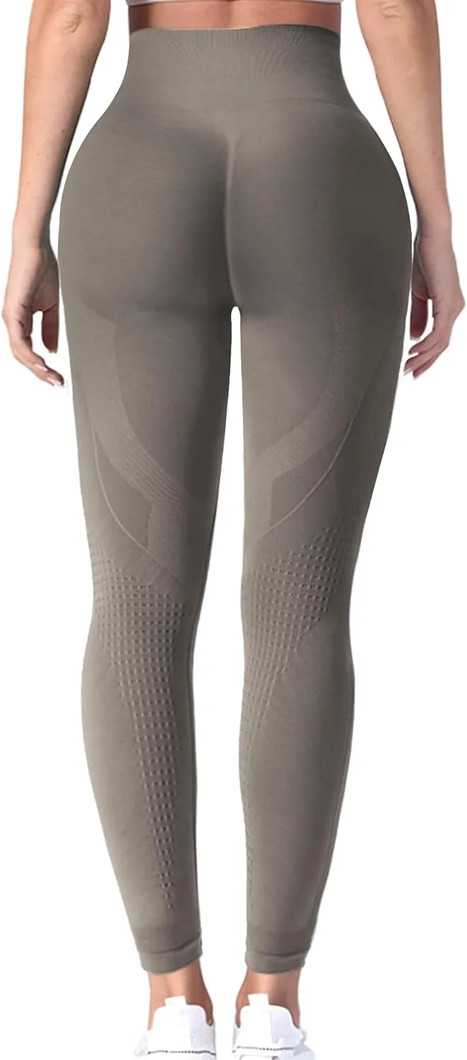Scrunch Butt Leggings for Women Amplify Contour Legging Seamless Yoga Pants Workout Gym Booty Lifting Tights