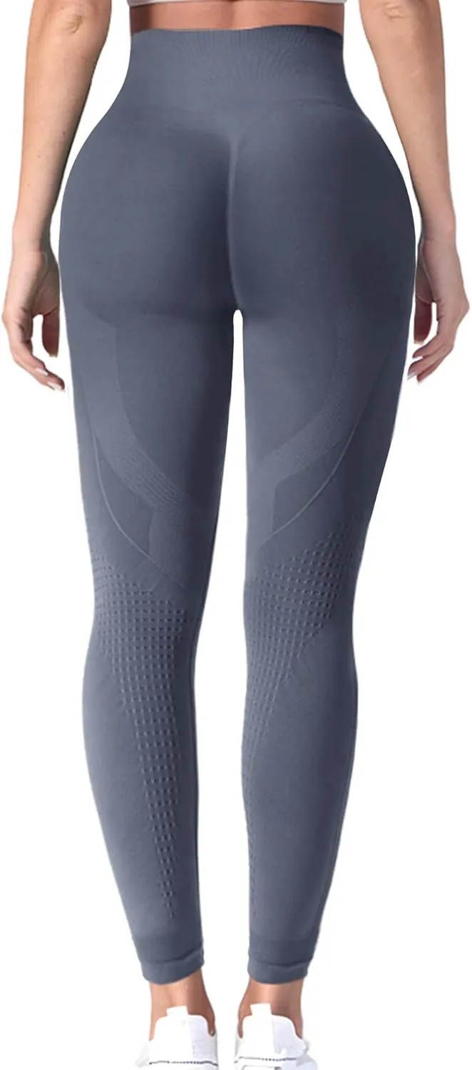 Scrunch Butt Leggings for Women Amplify Contour Legging Seamless Yoga Pants Workout Gym Booty Lifting Tights