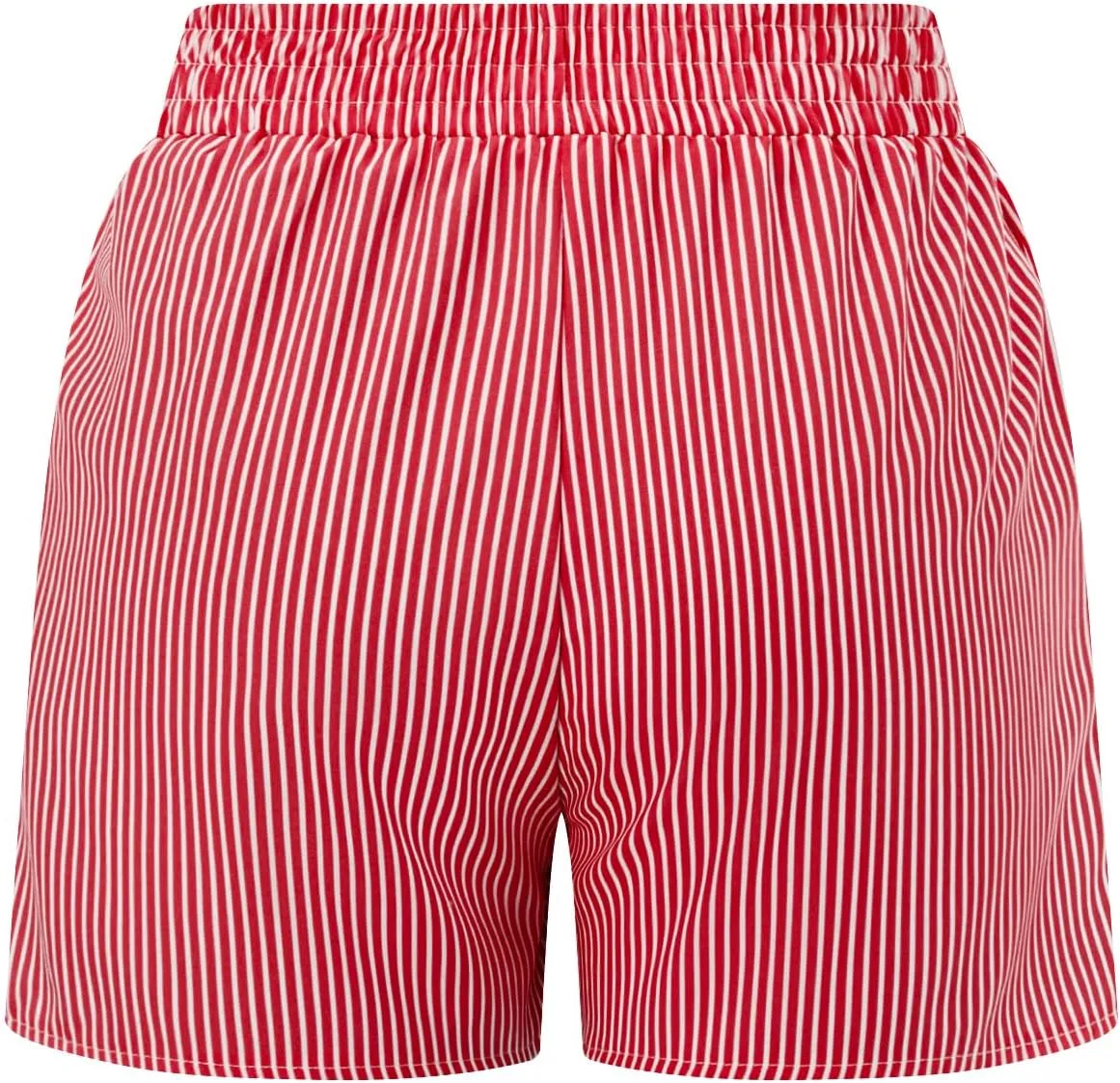 Seyurigaoka Y2k Striped Boxer Shorts for Women Pinstripe Pajamas Shorts Wide Leg Pj Sleep Shorts Low Rise Lounge Shorts