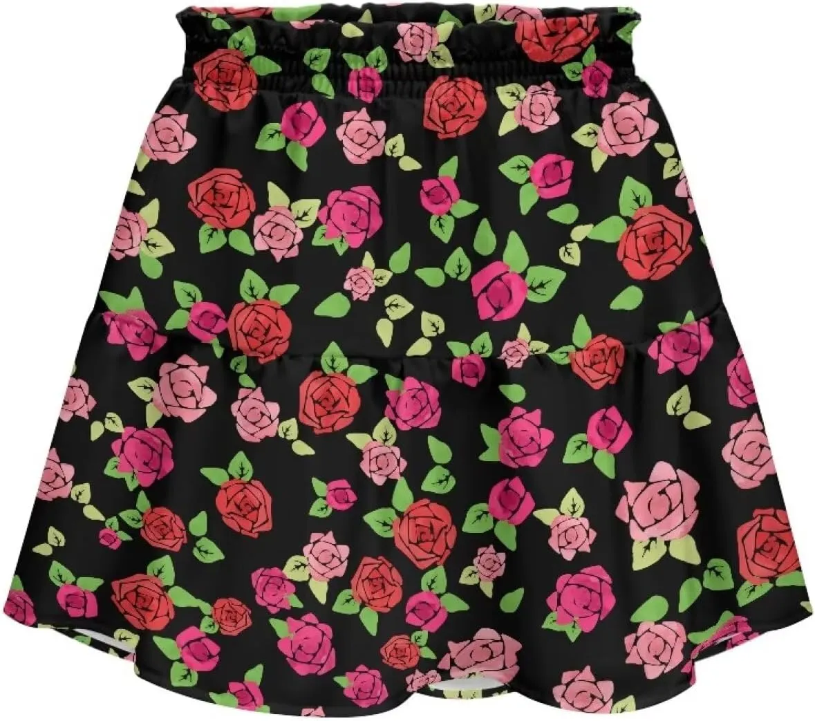 Short Skirts for Women Sexy High Waist Tiered Mini Skirt