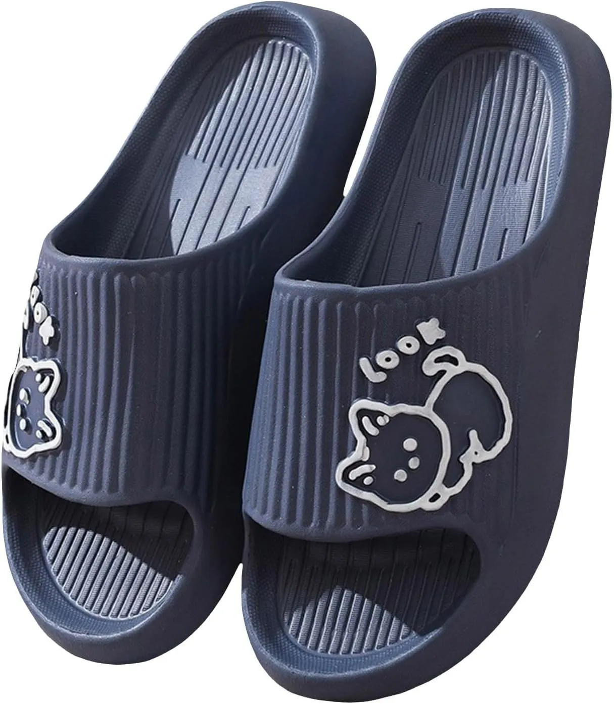 Shower Sandals Men's Athletic Outdoor Sandals Slides Shower Shoes for Living Room Pool Beach Spa Public Showers