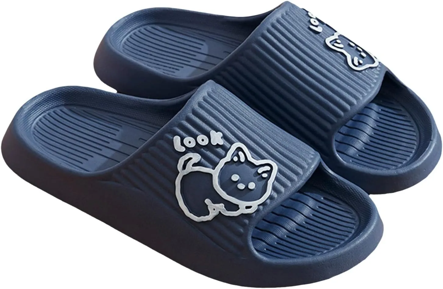 Shower Sandals Men's Athletic Outdoor Sandals Slides Shower Shoes for Living Room Pool Beach Spa Public Showers