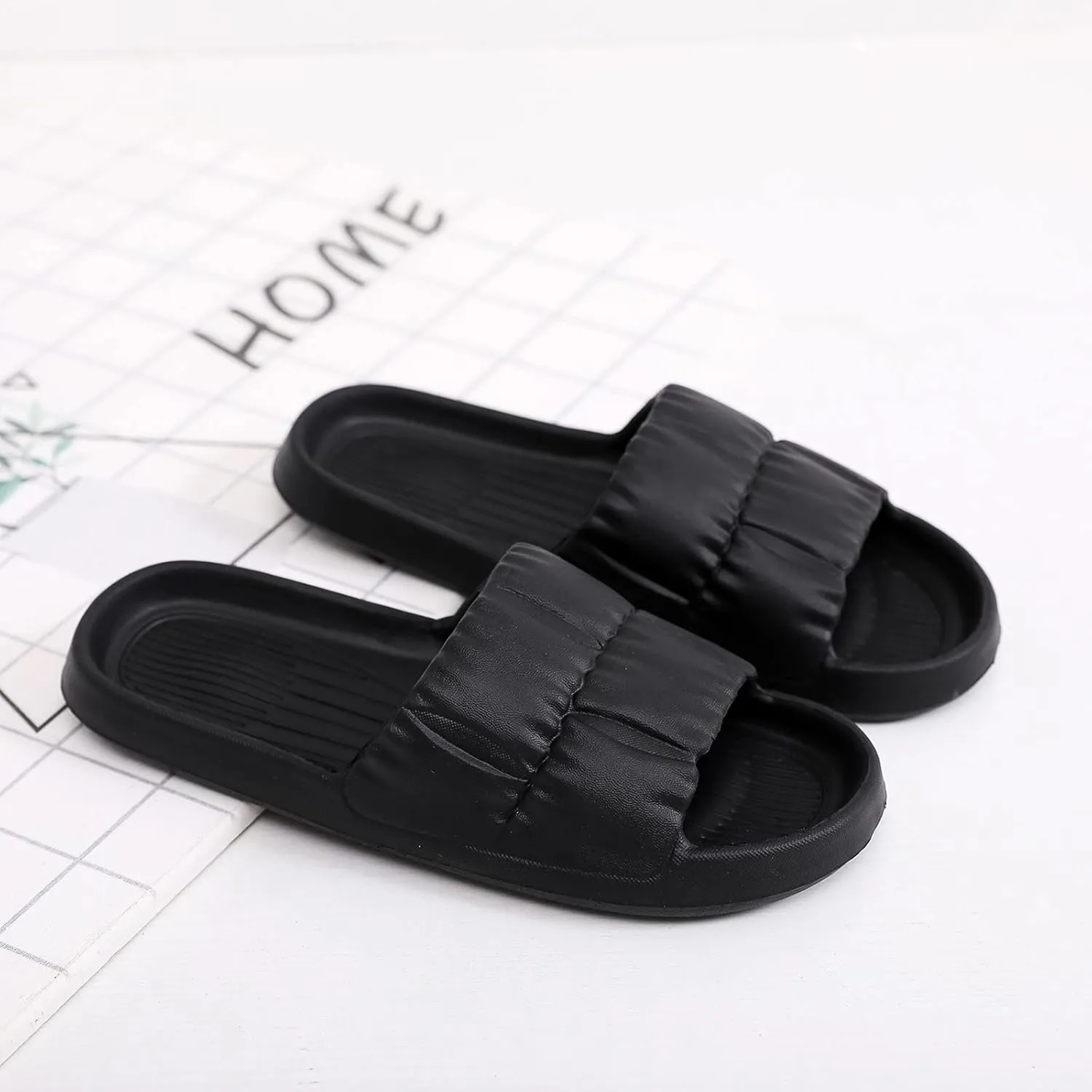 Shower Shoes Non Slip Quick Drying Bathroom Slippers for Women Men Eva Anti-Slip Indoor & Outdoor Kids Slippers