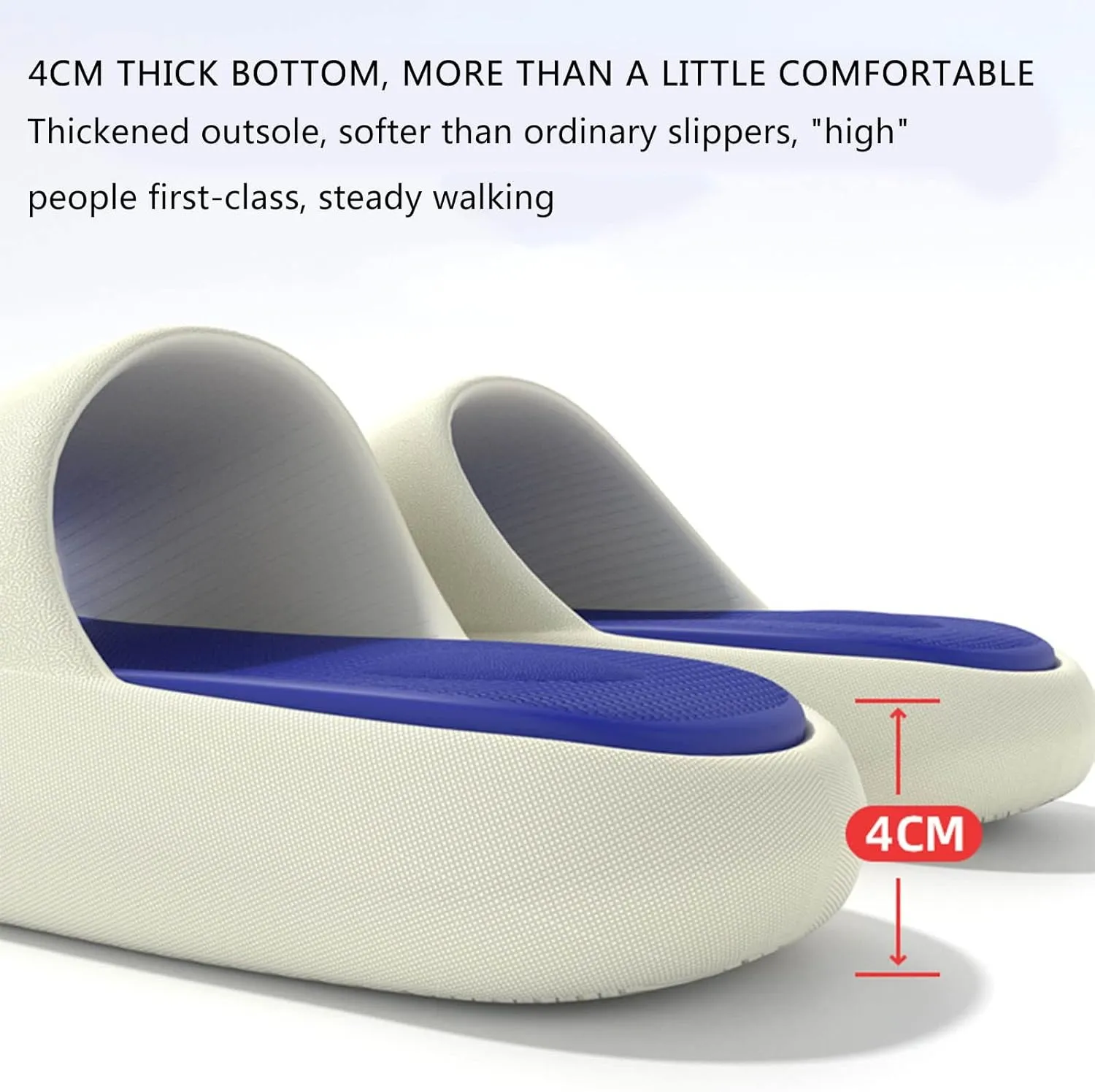 Shower Shoes Ultra Comfort Non-Slip Shower Sandals Indoor and Outdoor Soft Waterproof Bathroom Shoes