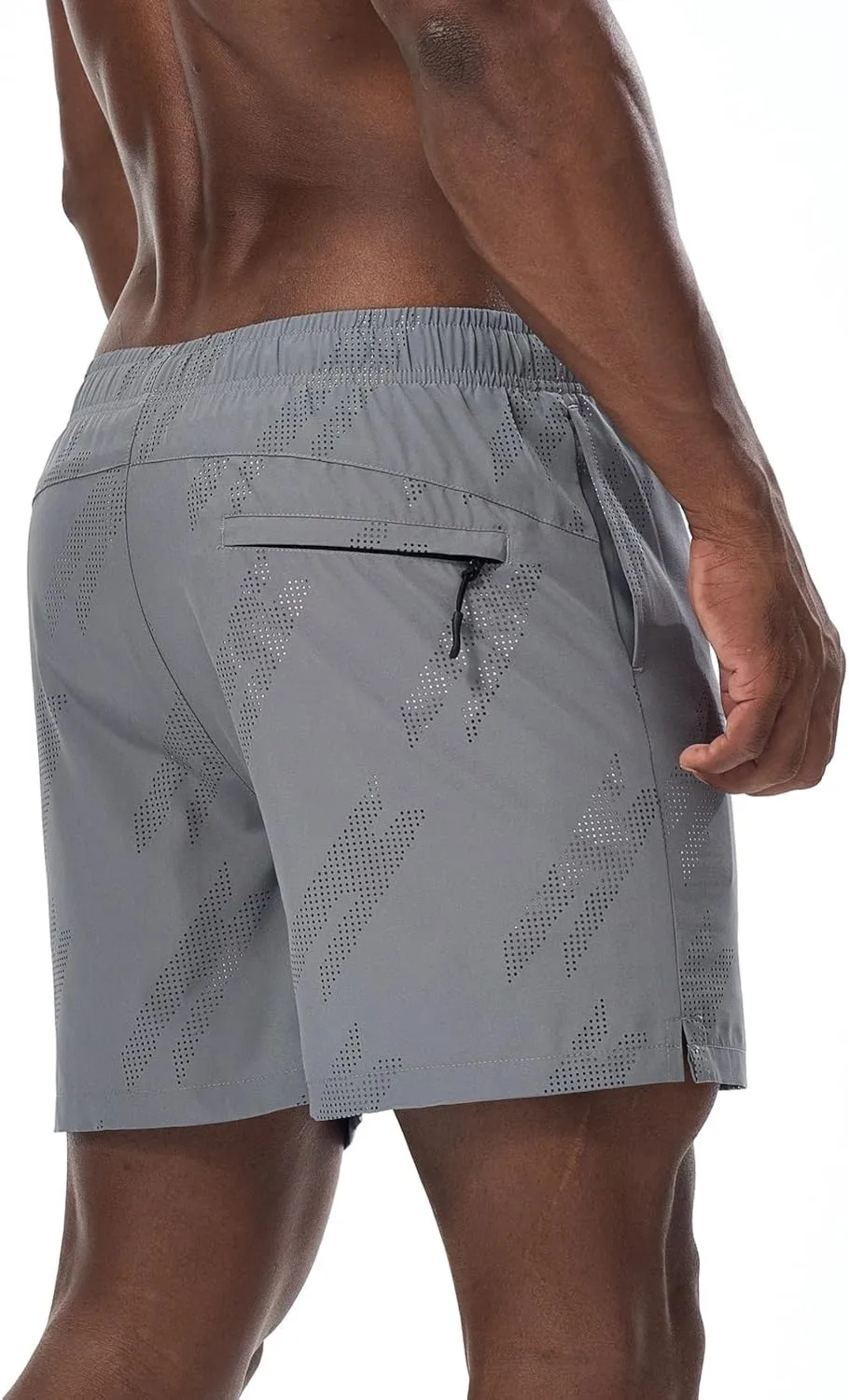Surenow Mens Running Shorts Quick Dry Athletic Shorts Workout Gym Shorts Outdoor Sports Shorts for Men with Liner Training