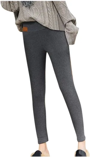 Thermal Leggings Leggings Athletic Casual Flowy High Waisted Tummy Control Workout Yoga Pants Fleece