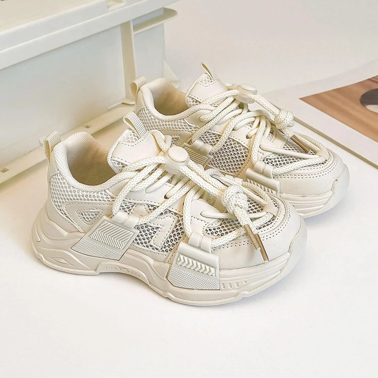 Toddler Boys Girls Sneakers Kids Lightweight Tennis Shoes Breathable Running Sport Athletic Sneakers Walking Shoes