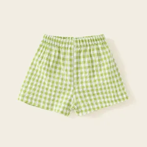 Toddler Shorts Kids' Comfortable Cotton Shorts Elastic Waist Beach Shorts Bottoms Boxers