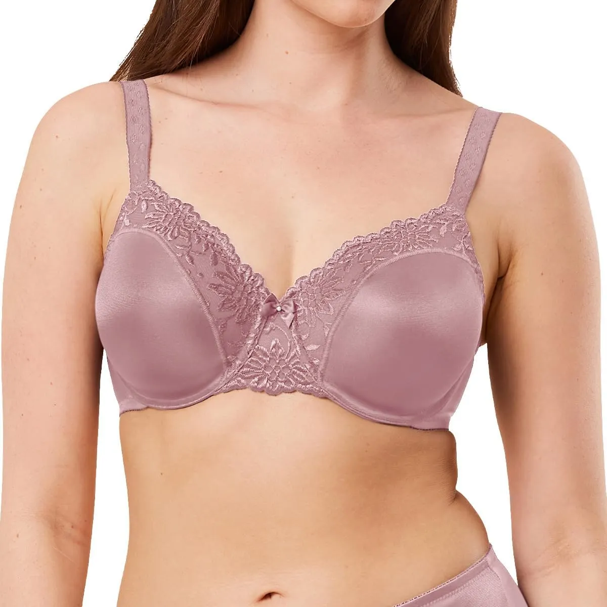 Triumph Ladyform Soft W Minimizing Bra for Women - Soft Full-Coverage Underwire Bra with All-Day Comfort - Sizes C-DDD