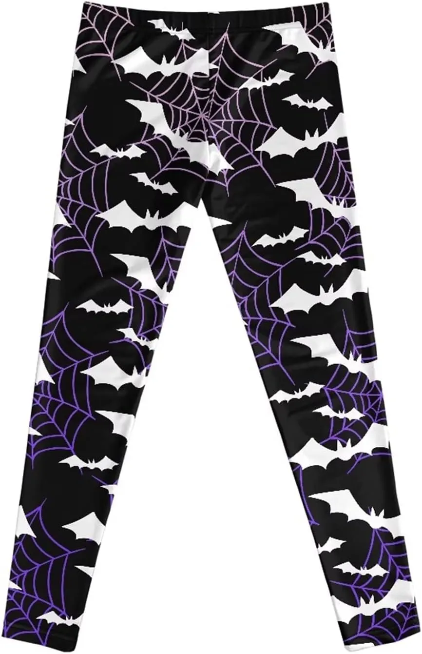 Uourmeti Toddler Girls Leggings 4-13 Year Old Athletic Dance Leggings Pants Active Outfits