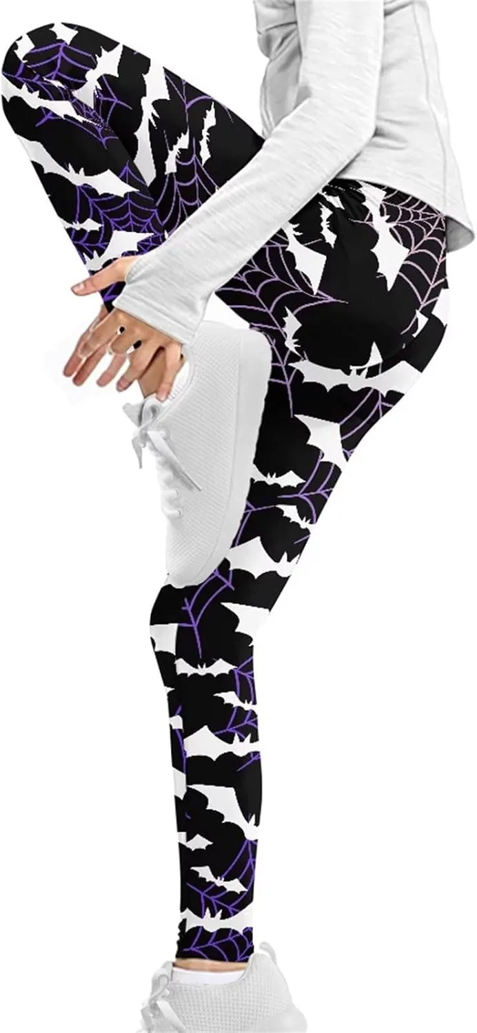 Uourmeti Toddler Girls Leggings 4-13 Year Old Athletic Dance Leggings Pants Active Outfits