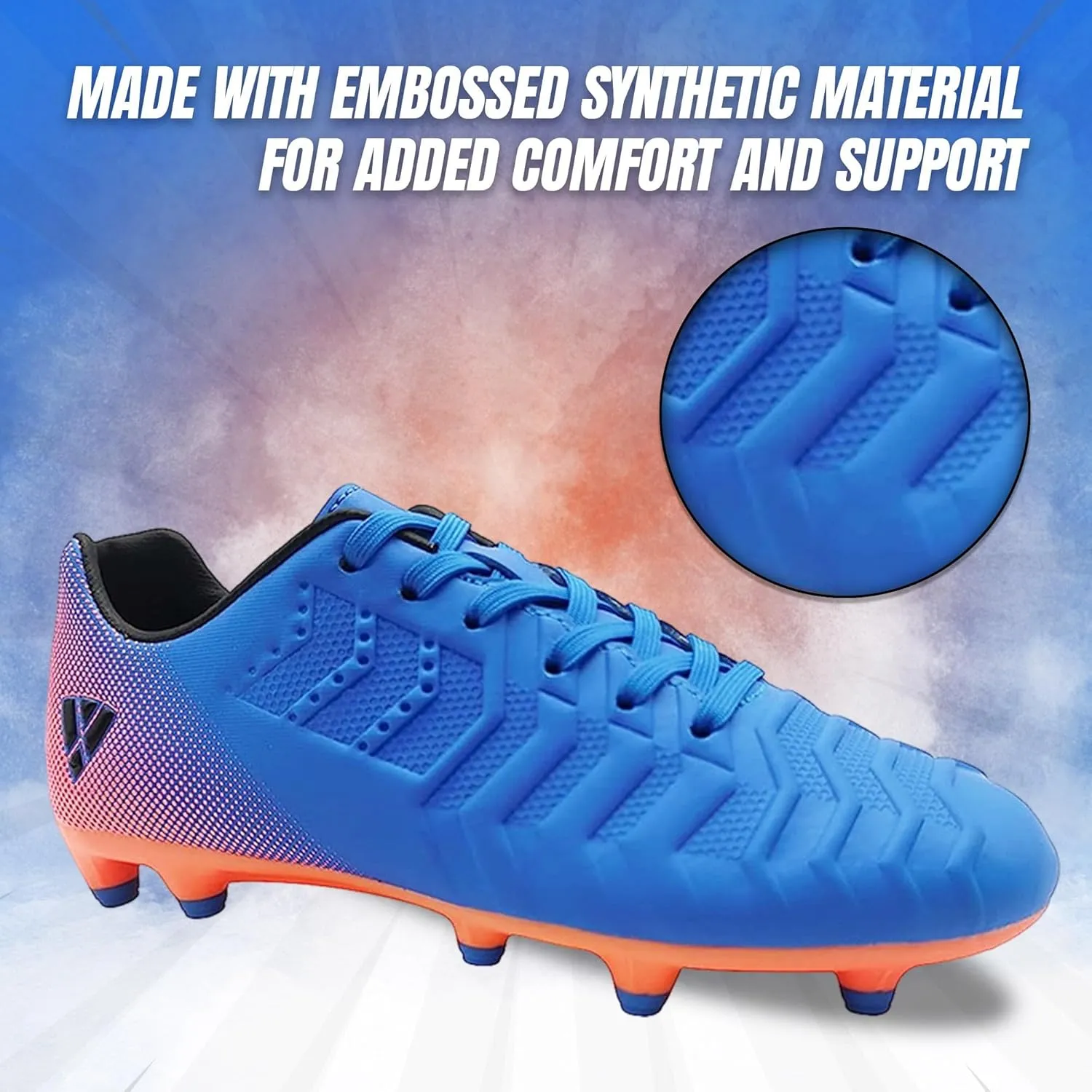 Vizari Laguna Firm Ground Kids Soccer Cleats | Athletic Outdoor Football Shoes for Boys and Girls | Comfort Running Unisex-Child Soccer Shoes (Toddler/Little Kid/Big Kid)