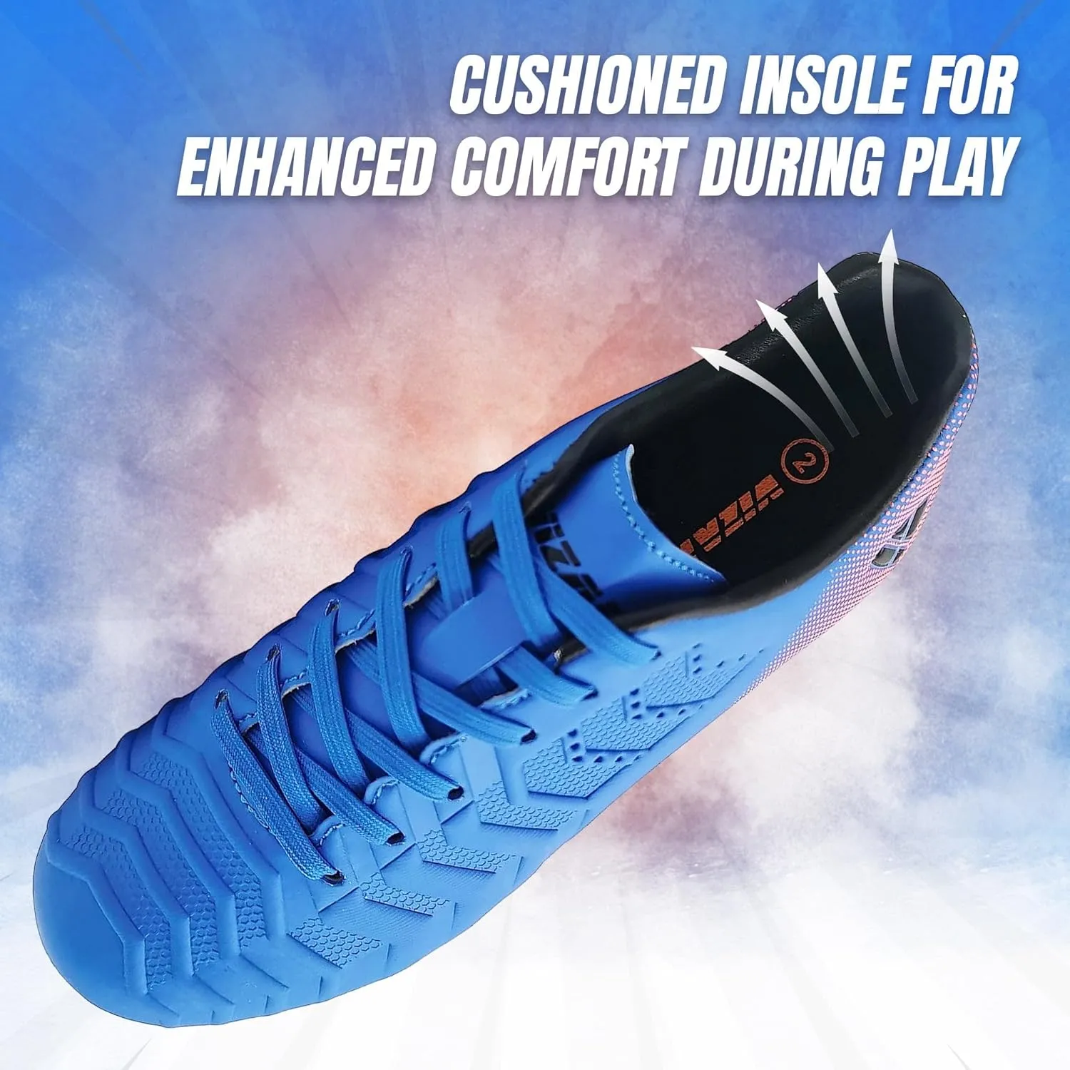 Vizari Laguna Firm Ground Kids Soccer Cleats | Athletic Outdoor Football Shoes for Boys and Girls | Comfort Running Unisex-Child Soccer Shoes (Toddler/Little Kid/Big Kid)
