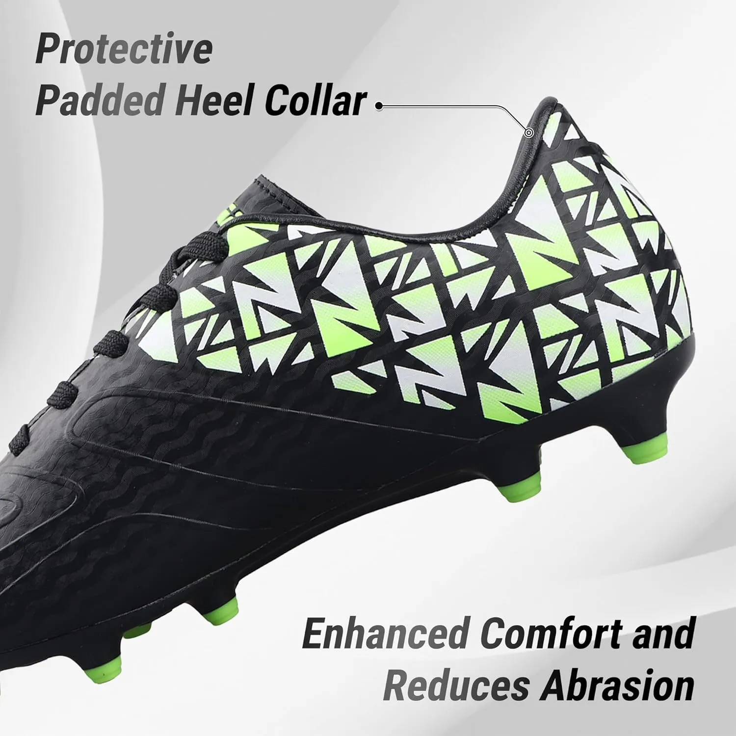 Vizari Pismo Junior Firm Ground Youth Soccer Cleats for Boys & Girls | Perfect Synthetic Boys Football Cleats with TPU Outsole | Water Resistant & Durable Sports Shoes