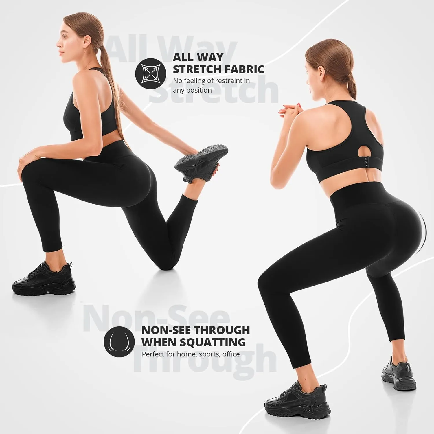 Walifrey Leggings for Women, High Waisted Buttery Soft Leggings for Women Gym Yoga Workout