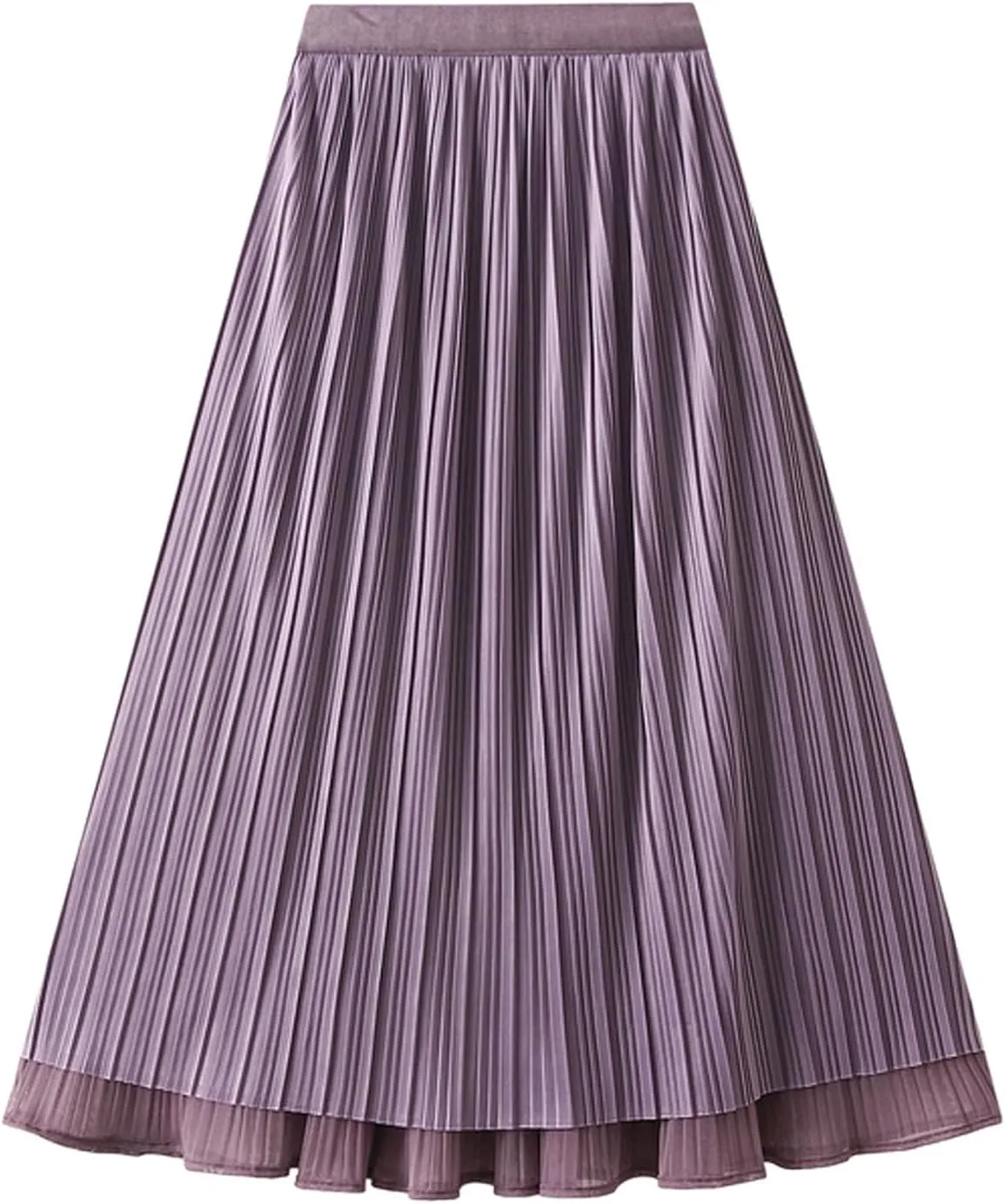 White Skirt Womens Cotton Linen Skirts Spring Summer A Line Pleated Maxi Midi Skirt For Women 2024