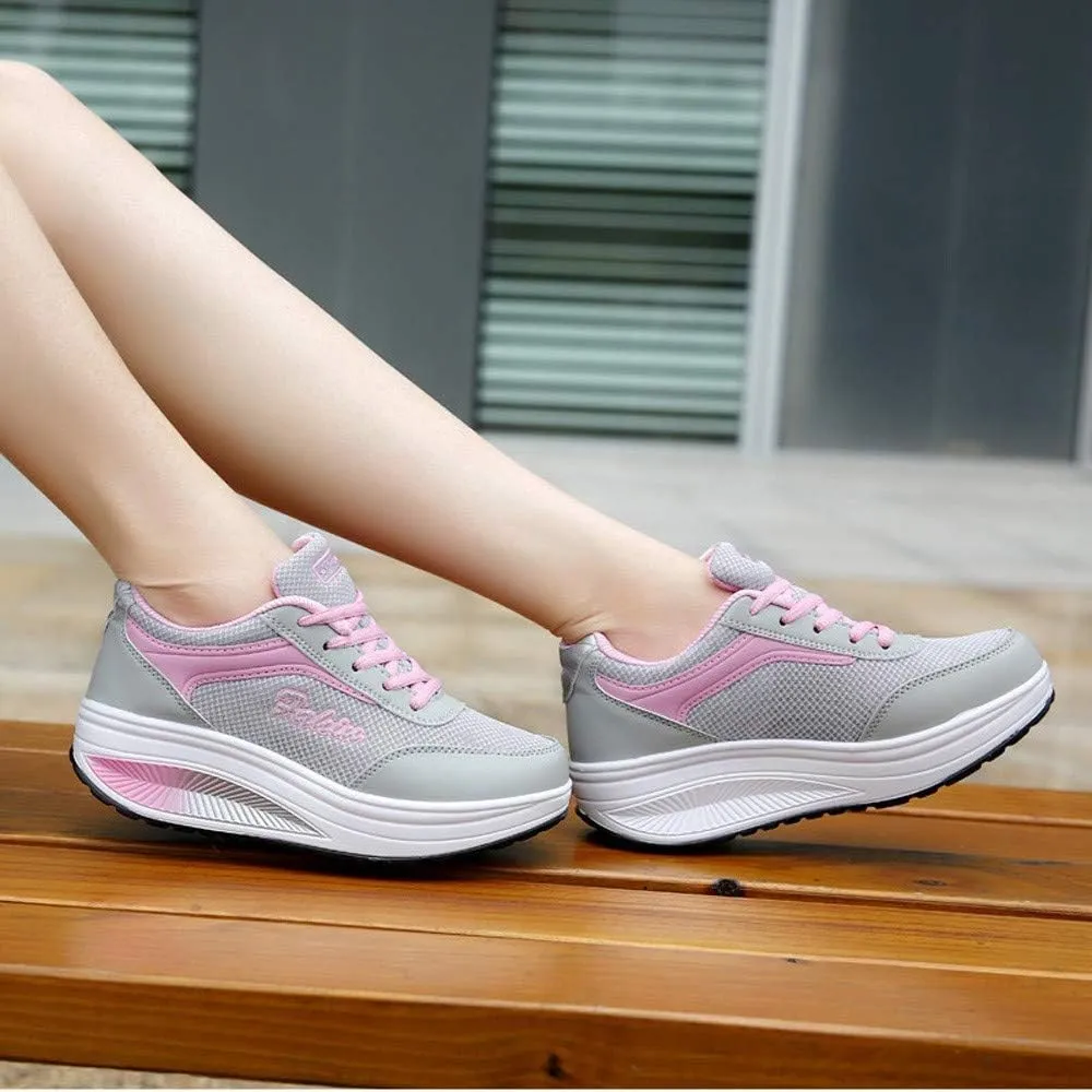 White Sneakers for Women Comfortable White Non Slip Shoes for Women Nurse Black Flats Shoes Women Arch Support Dressy Comfort Womens High Top Wedge Sneakers Comfy Work Shoes for Women Business Casual