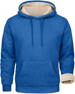 Winter Hoodies For Men Fleece Pullover Men Mens Fleece Lined Sweatshirts Fleece Hoodie Men'S Fleece Crewneck Hoodie