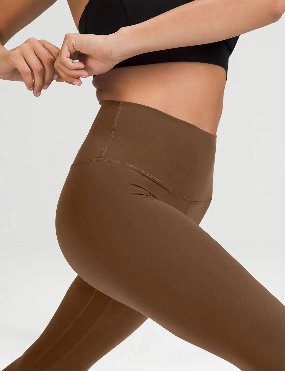 WodoWei Women Butterluxe High Waisted Workout Leggings Buttery Soft Compression Tummy Control Gym Athletic Yoga Leggings